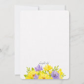 ファイナル春イースター招待状 招待状 (裏面)