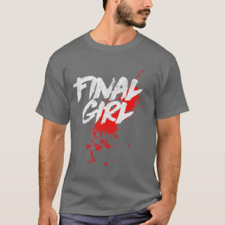 ファイナル・ガール ホラー映画 スラッシャー映画 レトロ Tシャツ