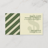 ファイナンシャルアドバイザーのコンサルタント向け名刺 名刺 (正面)