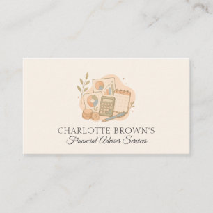 ファイナンシャルアドバイザー 資産運用 退職後の生活 名刺