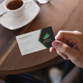 ファイナンシャルコーチプロフェッショナルブラック |白 名刺