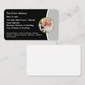 ファイナンシャルシニアアドバイザー退職用名刺 名刺 (正面/裏面)