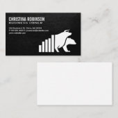 ファイナンシャルブル・ベア・グラフ | 株式 名刺 (正面/裏面)