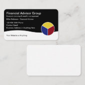 ファイナンシャルプランナーと資産運用 名刺 (正面/裏面)