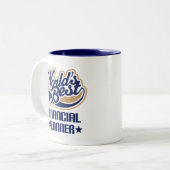 ファイナンシャルプランナーのギフト ツートーンマグカップ (正面左)