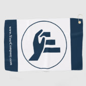 ファイナンシャルプランナーのプロモーション ゴルフタオル (横)