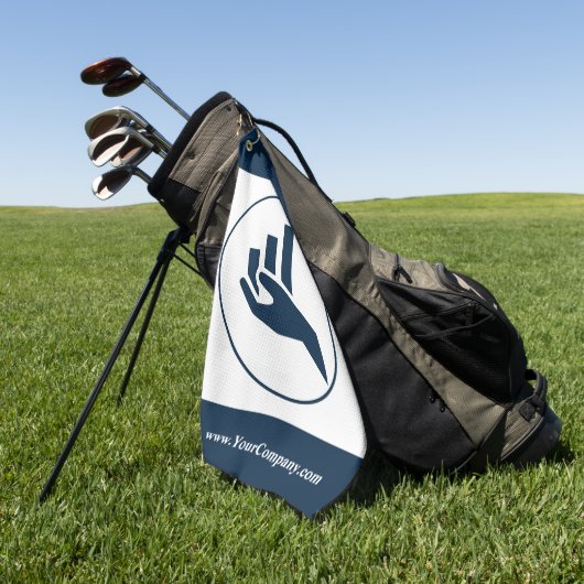 ファイナンシャルプランナーのプロモーション ゴルフタオル (グリーン)