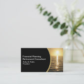 ファイナンシャルプランナーの名刺 名刺 (スタンド正面)