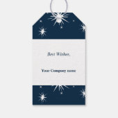 ファイナンシャルプランナーの宣伝メリークリスマス ギフトタグ (裏面)