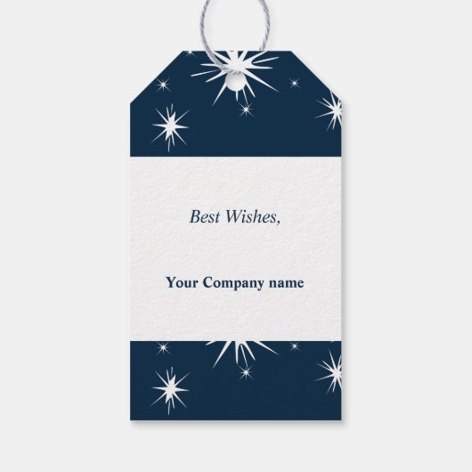 ファイナンシャルプランナーの宣伝メリークリスマス ギフトタグ (裏面)