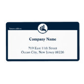 ファイナンシャルプランナースモールカンパニーカスタム文字&ロゴ ラベル (正面)