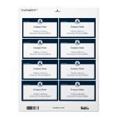 ファイナンシャルプランナースモールカンパニーカスタム文字&ロゴ ラベル (フルシート)