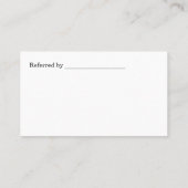 ファイナンシャルプランナープロフェッショナル名刺 名刺 (裏面)