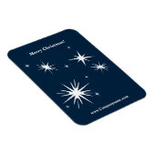 ファイナンシャルプランナーホワイトブルークリスマス マグネット (右側)