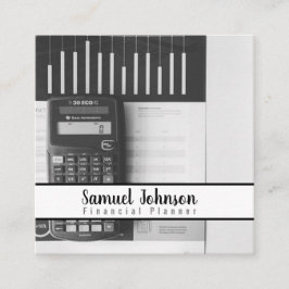 ファイナンシャルプランナー会計士資産管理 スクエア名刺