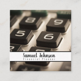 ファイナンシャルプランナー会計士資産管理 スクエア名刺