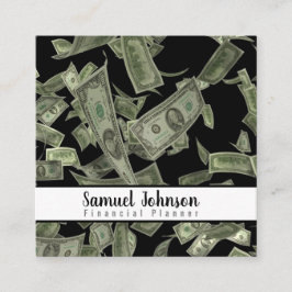 ファイナンシャルプランナー会計士資産管理 スクエア名刺