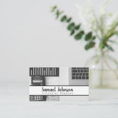 ファイナンシャルプランナー会計士資産管理 名刺 (スタンド正面)