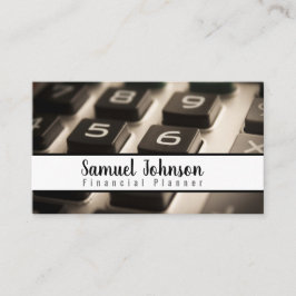 ファイナンシャルプランナー会計士資産管理 名刺