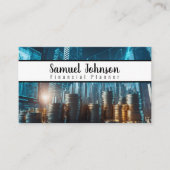 ファイナンシャルプランナー会計士資産管理 名刺 (正面)