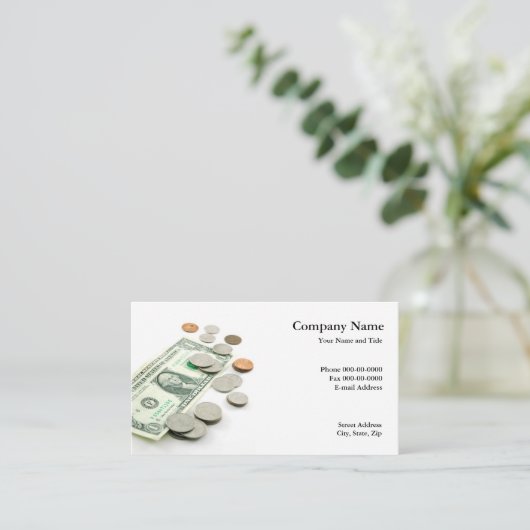 ファイナンシャルプランナー名刺 名刺 (スタンド正面)