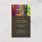 ファイナンシャルプランナー名刺 名刺 (裏面)