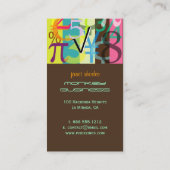 ファイナンシャルプランナー名刺 名刺 (裏面)