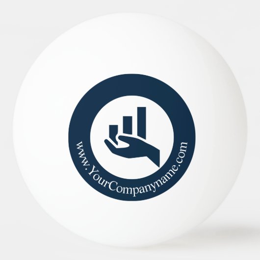 ファイナンシャルプランナー ありがとう! プロモーション 卓球ボール (正面)