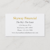 ファイナンシャルプランナー 名刺 (裏面)