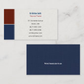 ファイナンシャルプランナー-名刺 名刺 (正面/裏面)