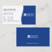 ファイナンシャル名刺 名刺 (正面/裏面)