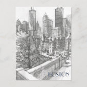 ファイナンシャル・ディストリクト・ボストン ポストカード (正面)