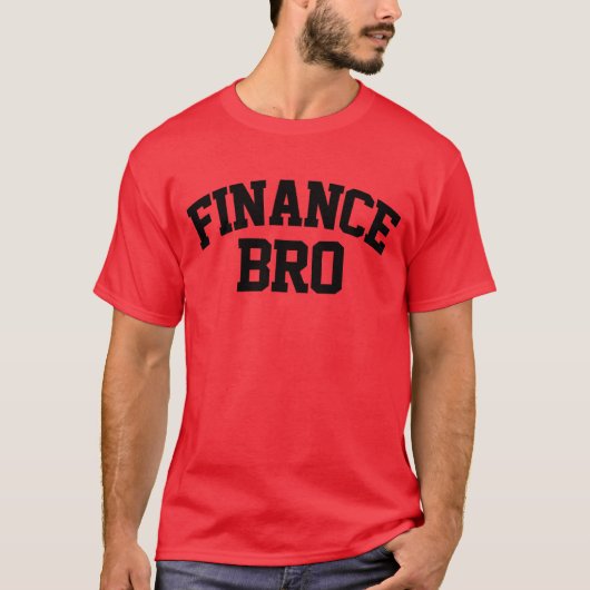 ファイナンスブロの面白い金融 Tシャツ (正面)