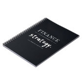 ファイナンス - 数字だけじゃない。戦略です。 ノートブック (左側)
