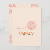 ファイバーアーティスモダント糸ありがとうポストカード ポストカード (正面/裏面)