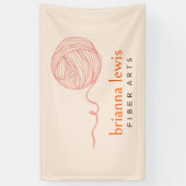 ファイバーアーティスモダンヤーン市場バナー 横断幕 (縦)