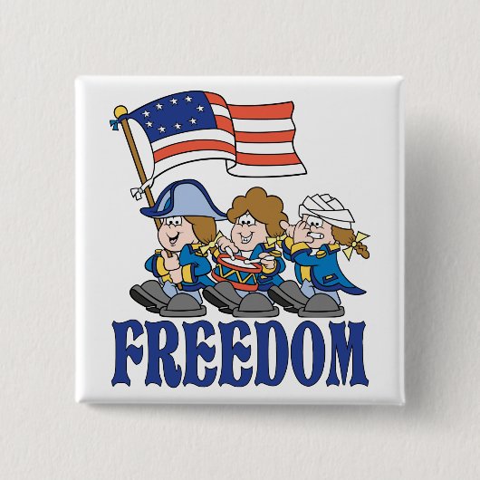 ファイフおよび軍楽隊 缶バッジ (正面)