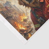 ファイファイターとしてのゴールデンレトリバー –  薄葉紙 (詳細)