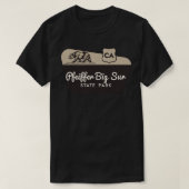ファイファービッグサー州パークカリフォルニアウェルカムシグ Tシャツ (デザイン正面)