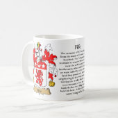 ファイフ、起源、意味および頂上 コーヒーマグカップ (正面左)