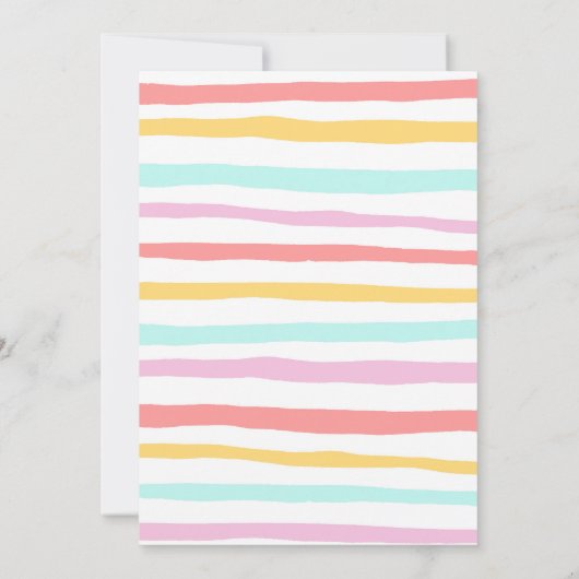 ファイブは魔法のバイブユニコーン第5誕生日 招待状 (裏面)