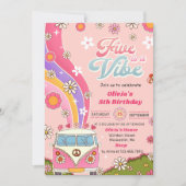 ファイブアイレインボーフローラ5thバースデーパーティー 招待状 (正面)
