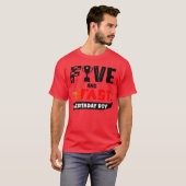 ファイブアンドファスト誕生日ボーイレース5th誕生日レーサー tシャツ (正面フル)