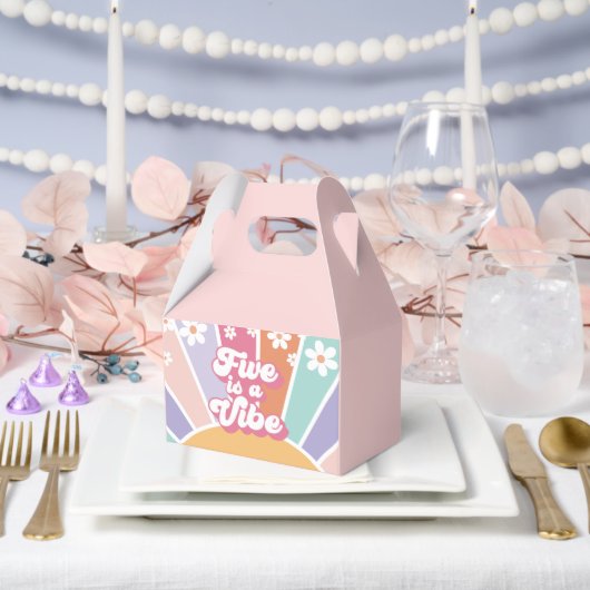 ファイブアヴィベレトロサンシャインレインボーデイジー フェイバーボックス (ウェディング)