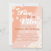 ファイブイズアヴィベデイジー第5誕生日招待状 招待状 (正面)