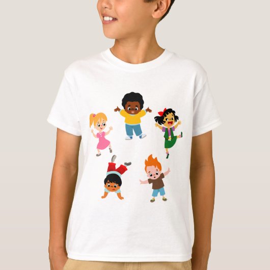 ファイブキッズ カートゥーン 子供 Tシャツ (正面)