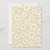 ファイブグルーヴィー年虹誕生日招待状- Re ノートカード (裏面)