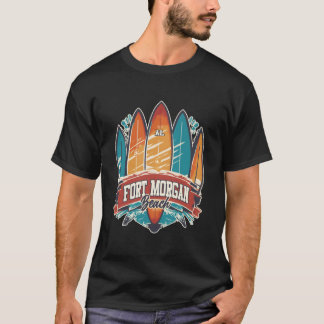 ファイブサーフボードフォートモルガンビーチ AL Tシャツ