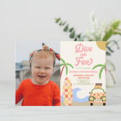 ファイブサーフ写真5thバースデーパーティーに飛び込む 招待状 (スタンド正面)