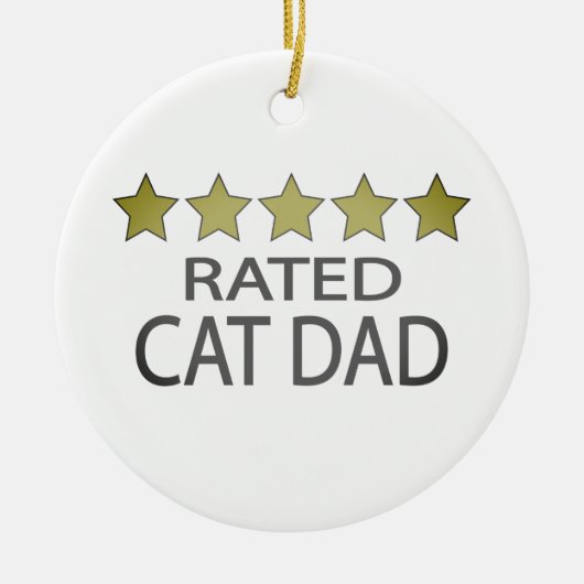 ファイブスターキャットパパセラミックオーナメント セラミックオーナメント (正面)